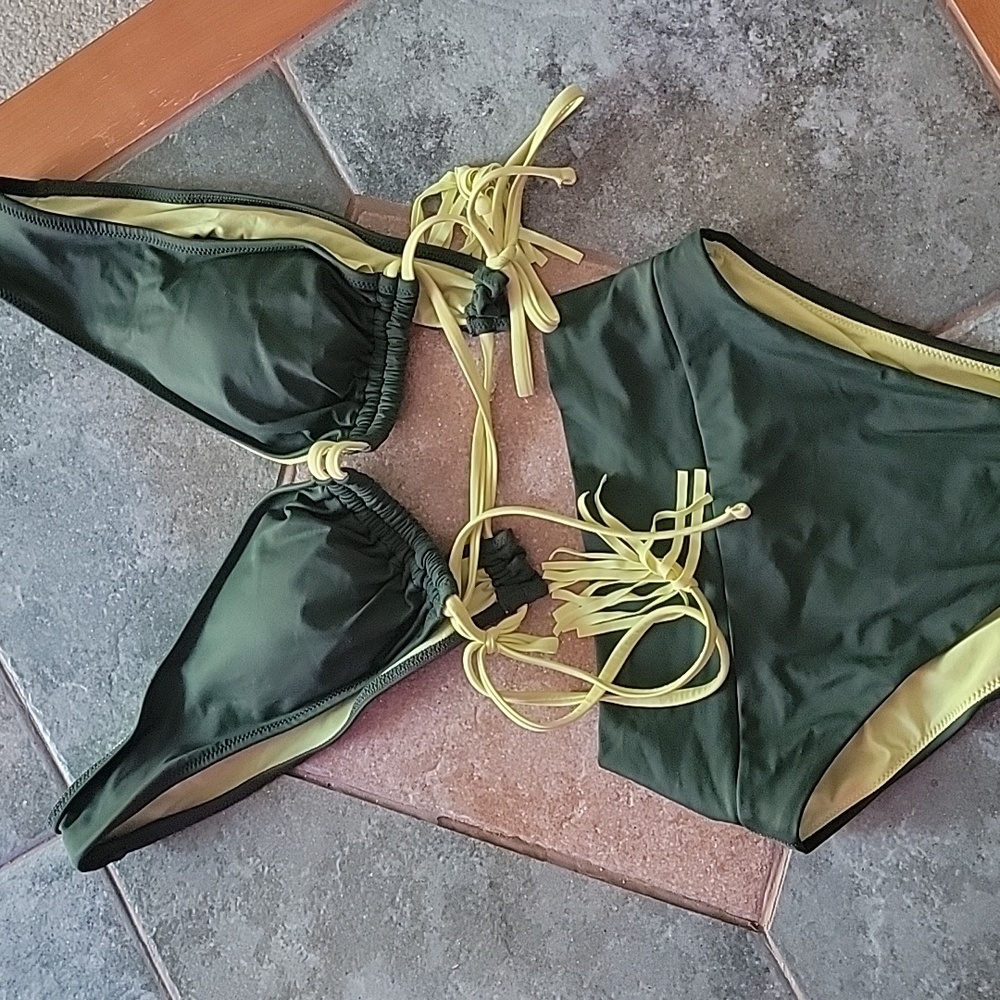 Green bikini